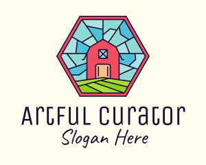 Stained Glass Barn logo design