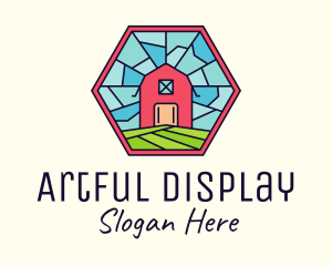 Stained Glass Barn logo design