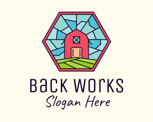 Stained Glass Barn logo design