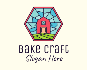 Stained Glass Barn logo design