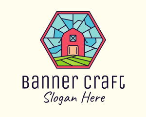 Stained Glass Barn logo design