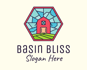 Stained Glass Barn logo design