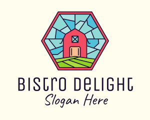 Stained Glass Barn logo design