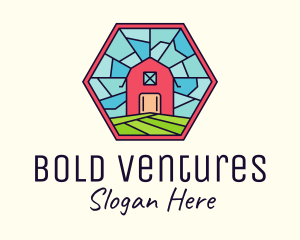 Stained Glass Barn logo design