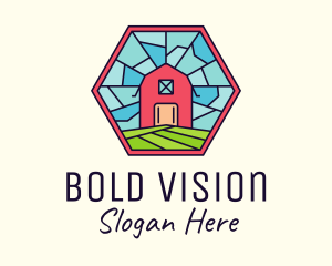 Stained Glass Barn logo design