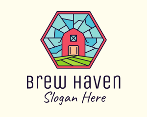 Stained Glass Barn logo design