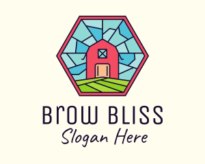 Stained Glass Barn logo design