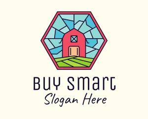 Stained Glass Barn logo design