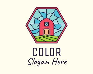 Stained Glass Barn logo design