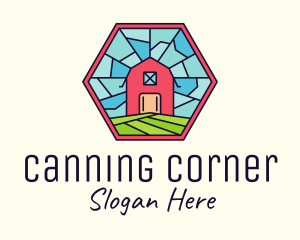 Stained Glass Barn logo design