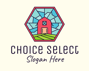 Stained Glass Barn logo design