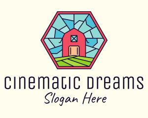 Stained Glass Barn logo design