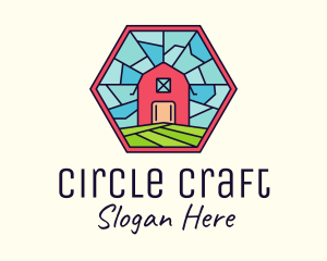 Stained Glass Barn logo design