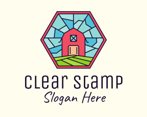 Stained Glass Barn logo design