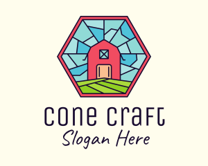 Stained Glass Barn logo design