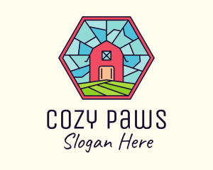 Stained Glass Barn logo design