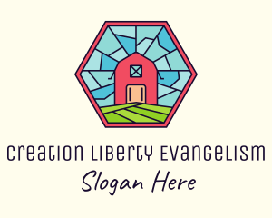 Stained Glass Barn logo design