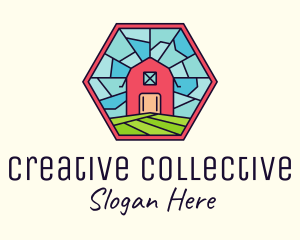 Stained Glass Barn logo design