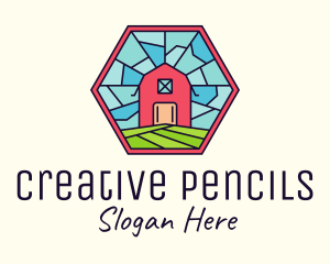 Stained Glass Barn logo design