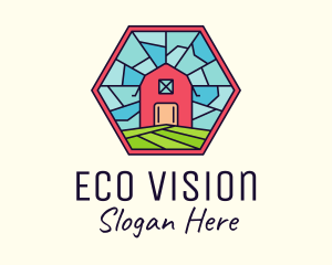 Stained Glass Barn logo design