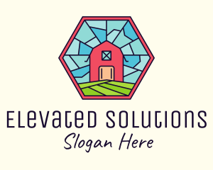 Stained Glass Barn logo design