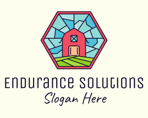 Stained Glass Barn logo design