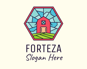 Stained Glass Barn logo design