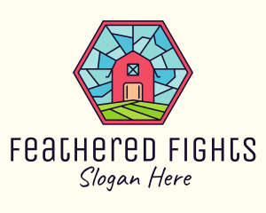 Stained Glass Barn logo design