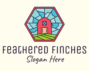 Stained Glass Barn logo design