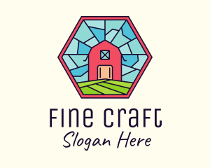 Stained Glass Barn logo design