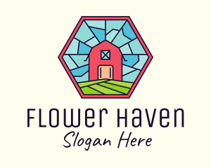 Stained Glass Barn logo design