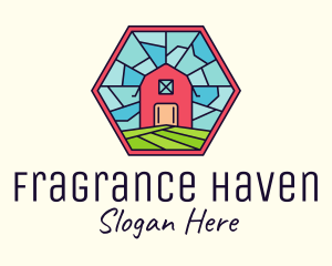 Stained Glass Barn logo design