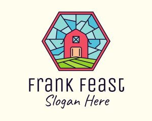 Stained Glass Barn logo design