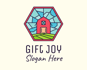 Stained Glass Barn logo design