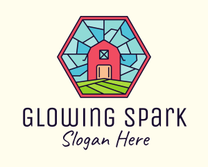 Stained Glass Barn logo design