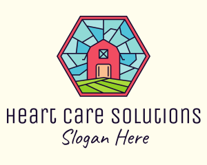 Stained Glass Barn logo design