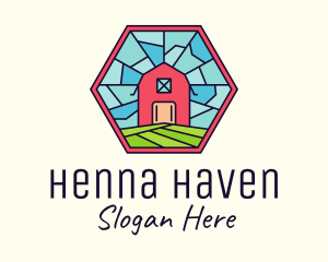 Stained Glass Barn logo design