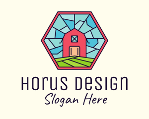 Stained Glass Barn logo design