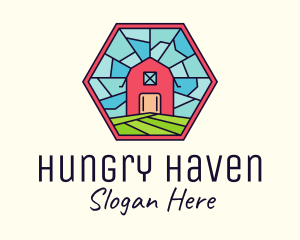 Stained Glass Barn logo design