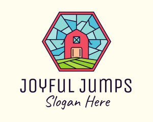 Stained Glass Barn logo design