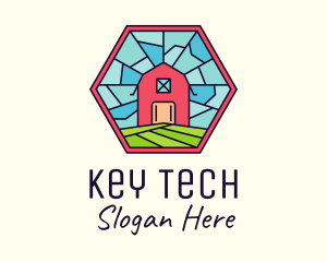 Stained Glass Barn logo design