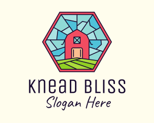 Stained Glass Barn logo design