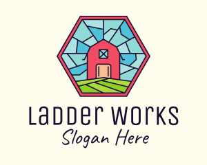 Stained Glass Barn logo design