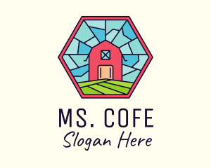 Stained Glass Barn logo design