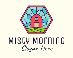 Stained Glass Barn logo design