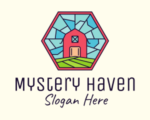 Stained Glass Barn logo design