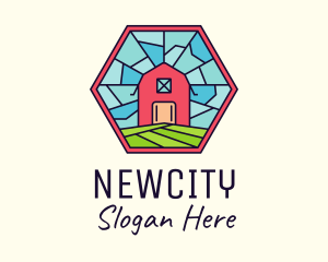 Stained Glass Barn logo design