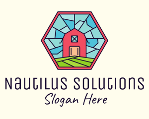 Stained Glass Barn logo design