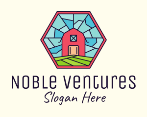 Stained Glass Barn logo design