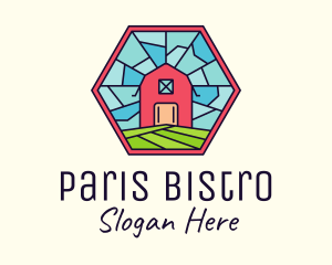 Stained Glass Barn logo design